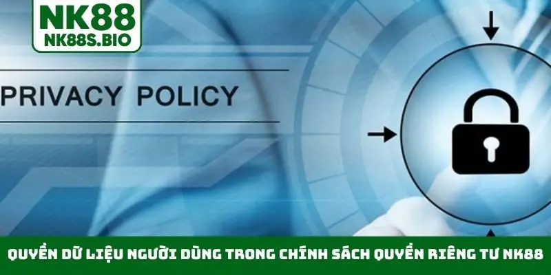 Quyền dữ liệu người dùng trong chính sách quyền riêng tư NK88